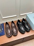 Женские кожаные лоферы Prada premium