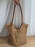 Плетёная сумка шоппер Yves Saint Laurent 33x38 см