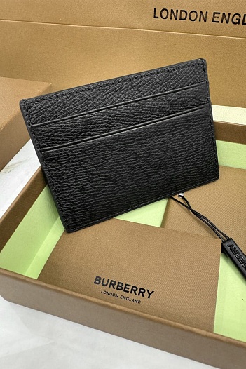Кожаный кардхолдер Burberry Premium 10x7 см   
