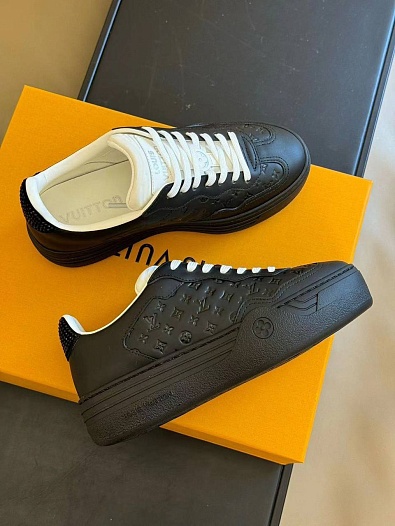 Женские кроссовки Louis Vuitton Groovy Monogram - Black   