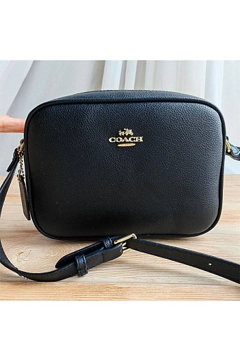 Кожаная сумка Coach Mini Jamie 22x16 см   