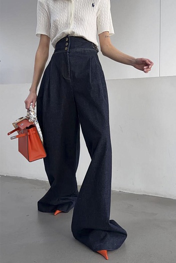 Женские синие джинсы Zimmermann premium   