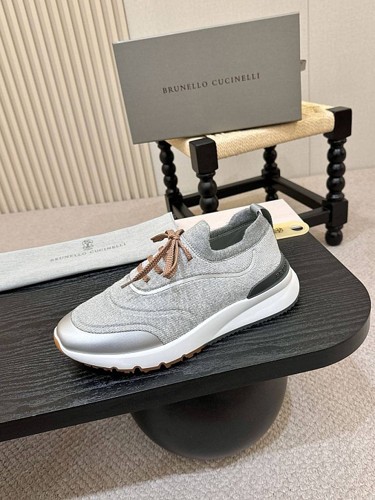 Мужские кроссовки Brunello Cucinelli knitted