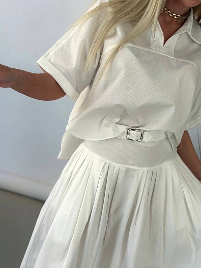Белый женский костюм Hermes premium   