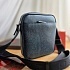 Кожаная сумка Etro с узором пейсли 22x24 см