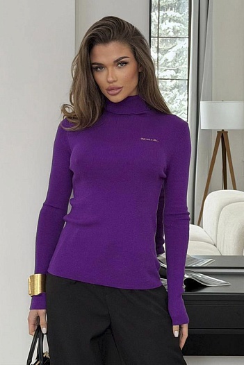 Женская водолазка Schiaparelli premium - Purple   