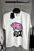Белая футболка Dsquared2 Piranha graphic print