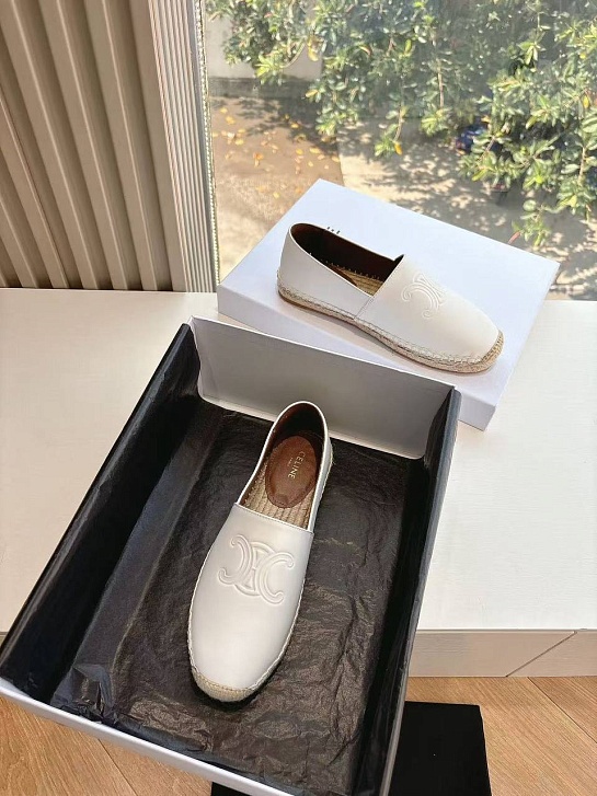 Женские эспадрильи Celine Premium - White