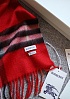Шарф Burberry two-tone Check premium 168x30 см - Red