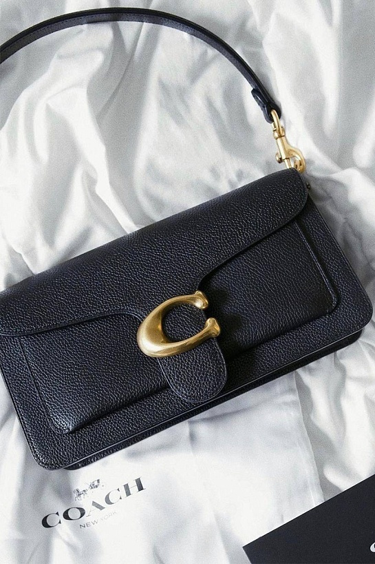 Женская кожаная сумка Coach Tabby 27x15 см (4 расцветки)