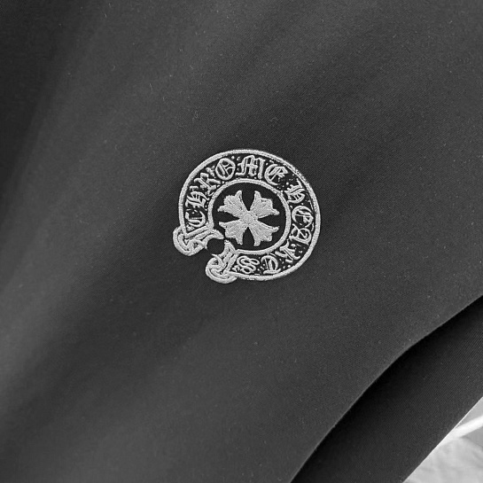 Чёрная оверсайз футболка Chrome Hearts Premium