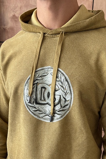 Мужское худи Dolce & Gabbana logo-print - Brown   