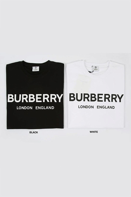 Футболка чёрного цвета Burberry London England