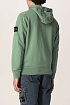 Мужская кофта зелёного цвета Stone Island compass-patch