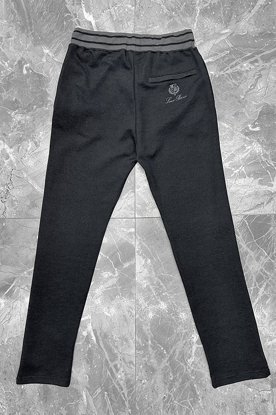 Спортивные штаны Loro Piana logo-embroidered - Black