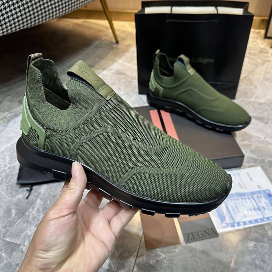 Мужские текстильные кроссовки Ermenegildo Zegna