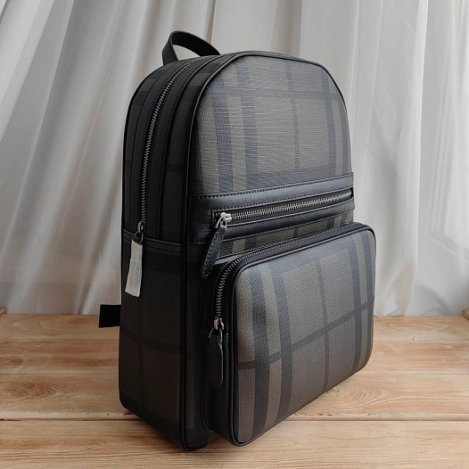 Кожаный рюкзак Burberry London Check 39х28x9 см   