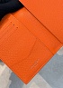 Кожаная обложка для паспорта Louis Vuitton Rouge Brique premium 14x10x2.5 см