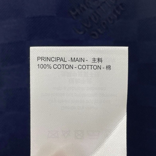 Тёмно-синяя оверсайз футболка Louis Vuitton