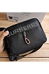 Чёрная нейлоновая сумка Burberry Paddy Taped 24x16 см