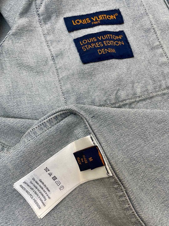 Джинсовая рубашка Louis Vuitton Premium - Dyed Indigo Blue