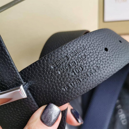 Кожаный ремень Tom Ford (длина 100 / 105 / 110 см)