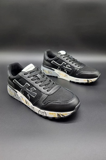 Комбинированные кроссовки Premiata Mick - Black   