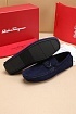 Мужские замшевые мокасины Salvatore Ferragamo