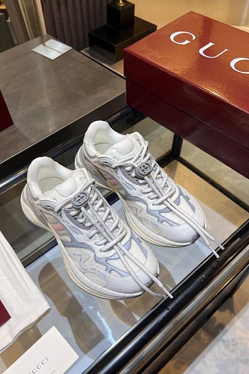 Женские кроссовки Gucci GG 2.0 Premium - White   