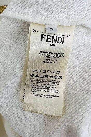 Чёрная мужская кофта Collaboration Fendi x Versace Fendace Logo   