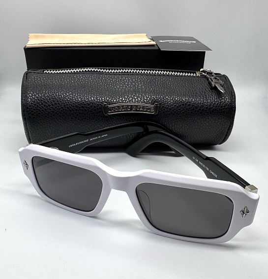 Солнцезащитные очки Chrome Hearts square-frame - White