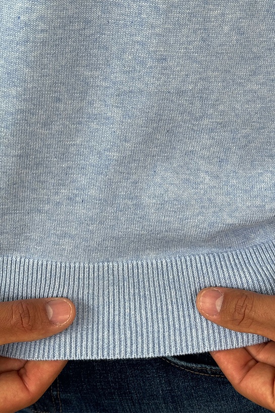 Кофта на молнии Tommy Hilfiger flag embroidery - Blue