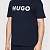 Мужская футболка Hugo Boss тёмно-синего цвета