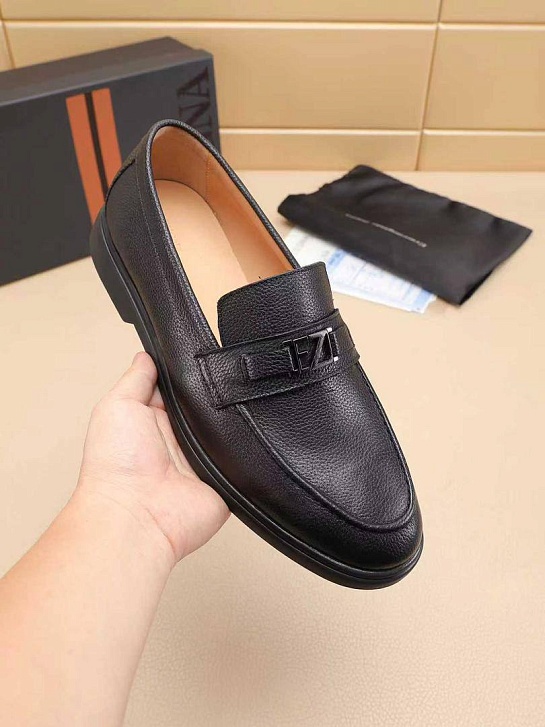 Мужские кожаные лоферы Ermenegildo Zegna