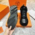 Кроссовки с мехом Hermes Bouncing high-top - Black