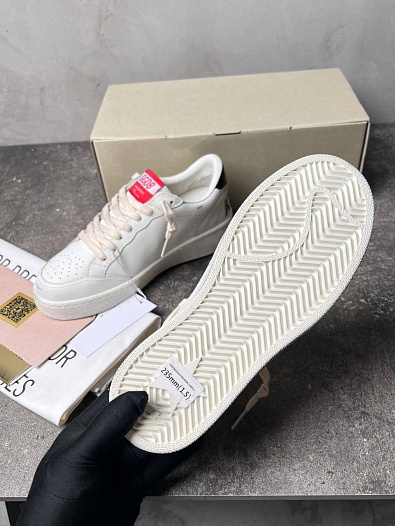 Женские кожаные кроссовки Golden Goose Super-Star premium   