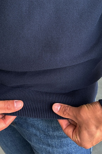 Мужская кофта Hugo Boss тёмно-синего цвета   