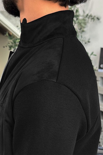 Мужская куртка Loro Piana чёрного цвета   