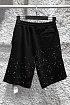 Мужские чёрные шорты Off-White paint splatter