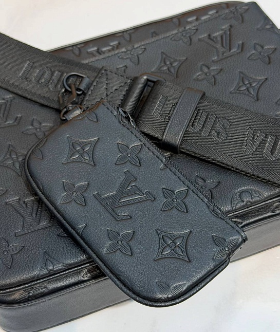 Кожаная сумка Louis Vuitton Trio premium 25x18.5x7 см