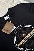 Мужская чёрная футболка Burberry London