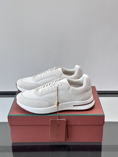 Мужские кроссовки Loro Piana Week End Walk - White   