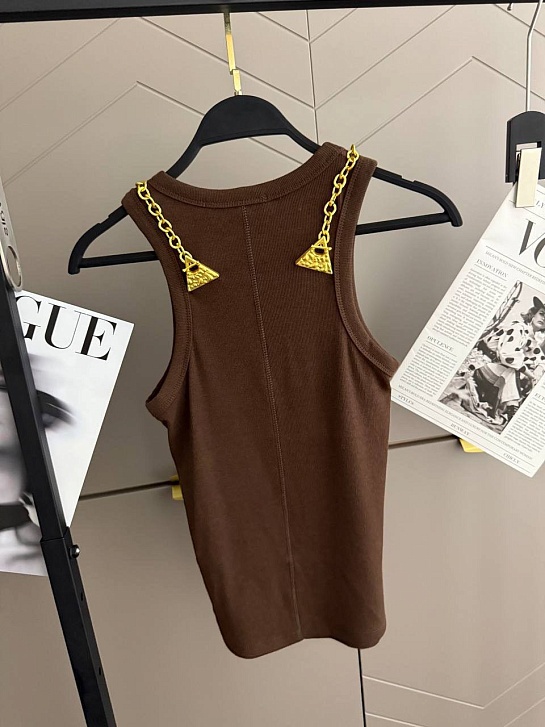 Женская майка Schiaparelli premium - Brown