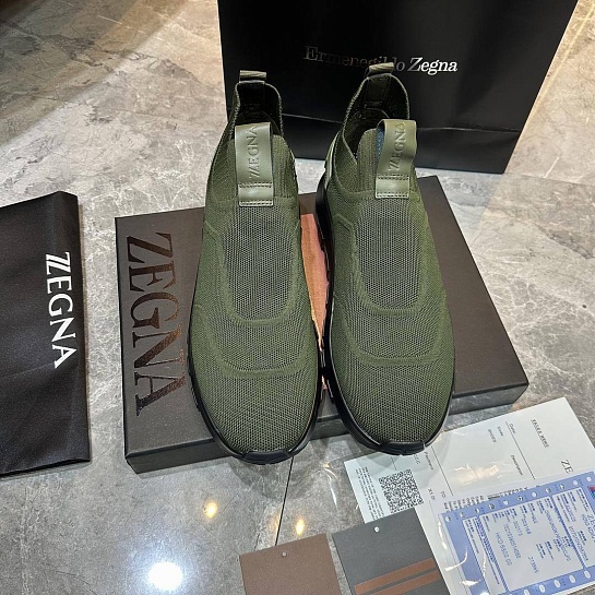 Мужские текстильные кроссовки Ermenegildo Zegna