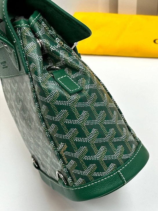 Женский рюкзак Goyard Alpin Mini Premium 23x19x9.5 см - Green