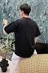 Чёрная оверсайз футболка Chrome Hearts premium