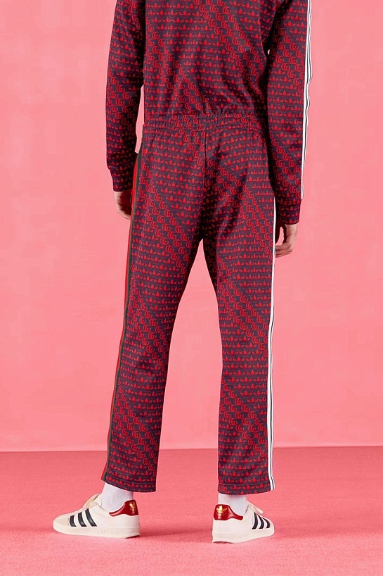 Спортивные штаны Gucci x Adidas Collaboration trefoil GG