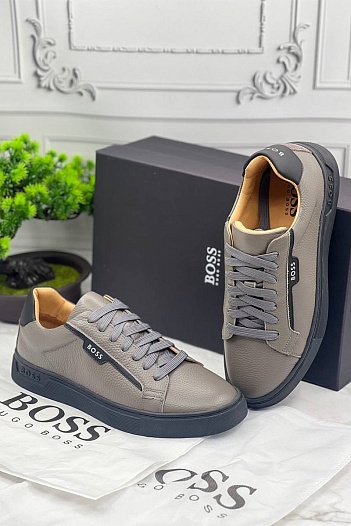 Кожаные кроссовки Hugo Boss Rhys   