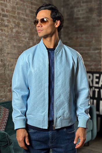 Кожаная куртка Gucci premium   