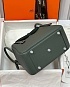Женская кожаная сумка Hermes Lindy Premium 26x18x13 см - Green